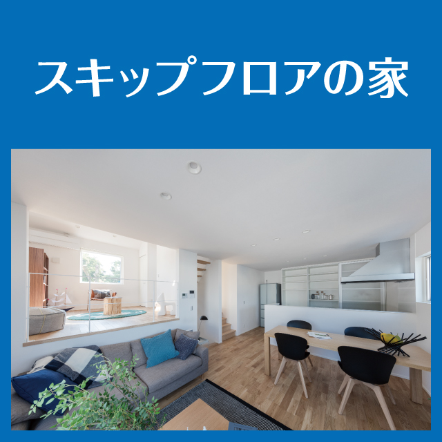 スキップフロアの家