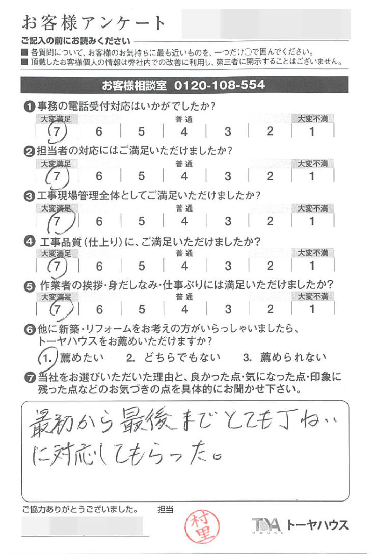 お褒めの言葉